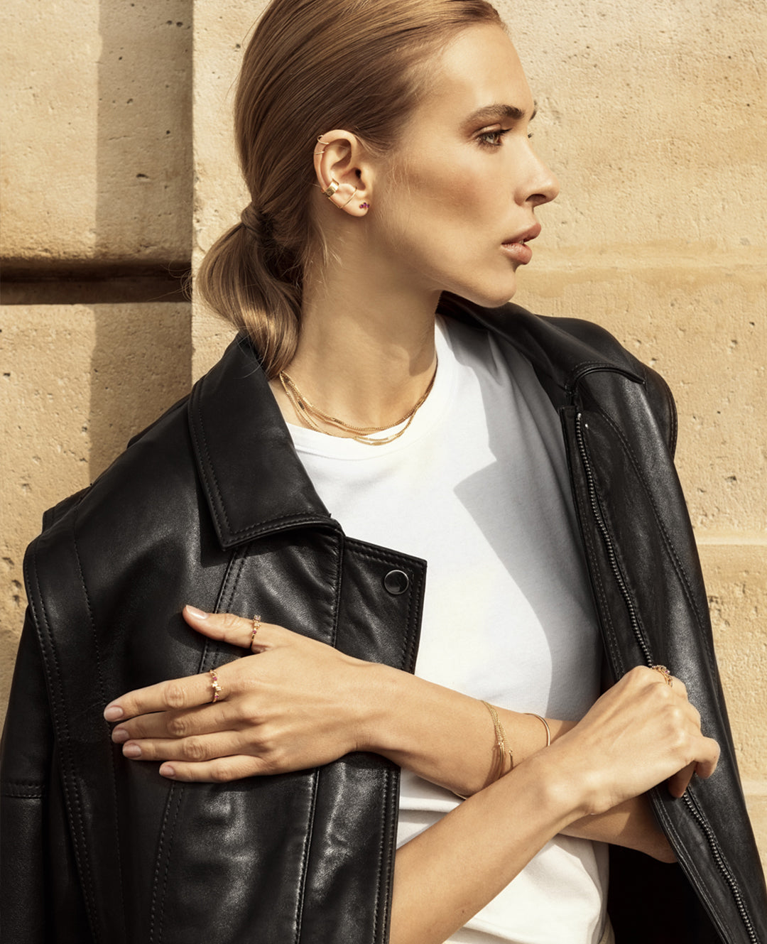 3 pièces en cuir pour un look affirmé