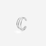 Bague d'oreille triple Arnold argent