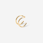 bague d'oreille effet double anneau