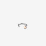 Boucles Dimitri argent - Champagne