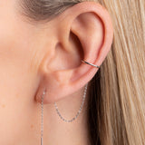 Bijou d'oreille Ferdinand argent