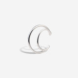 Bague d'oreille double Gabriel argent