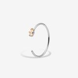 Bague fine Jules argent - Champagne