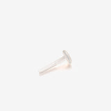 Piercing Loup argent - Topaze