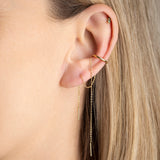Bijou d'oreille Lucas argent