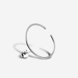 Mono boucle Marceau argent