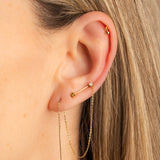 Boucle d'oreille Prosper - Topaze