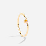 Bague fine avec pierre topaz Adrien April Please