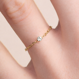 Bague chaîne Alban - Champagne