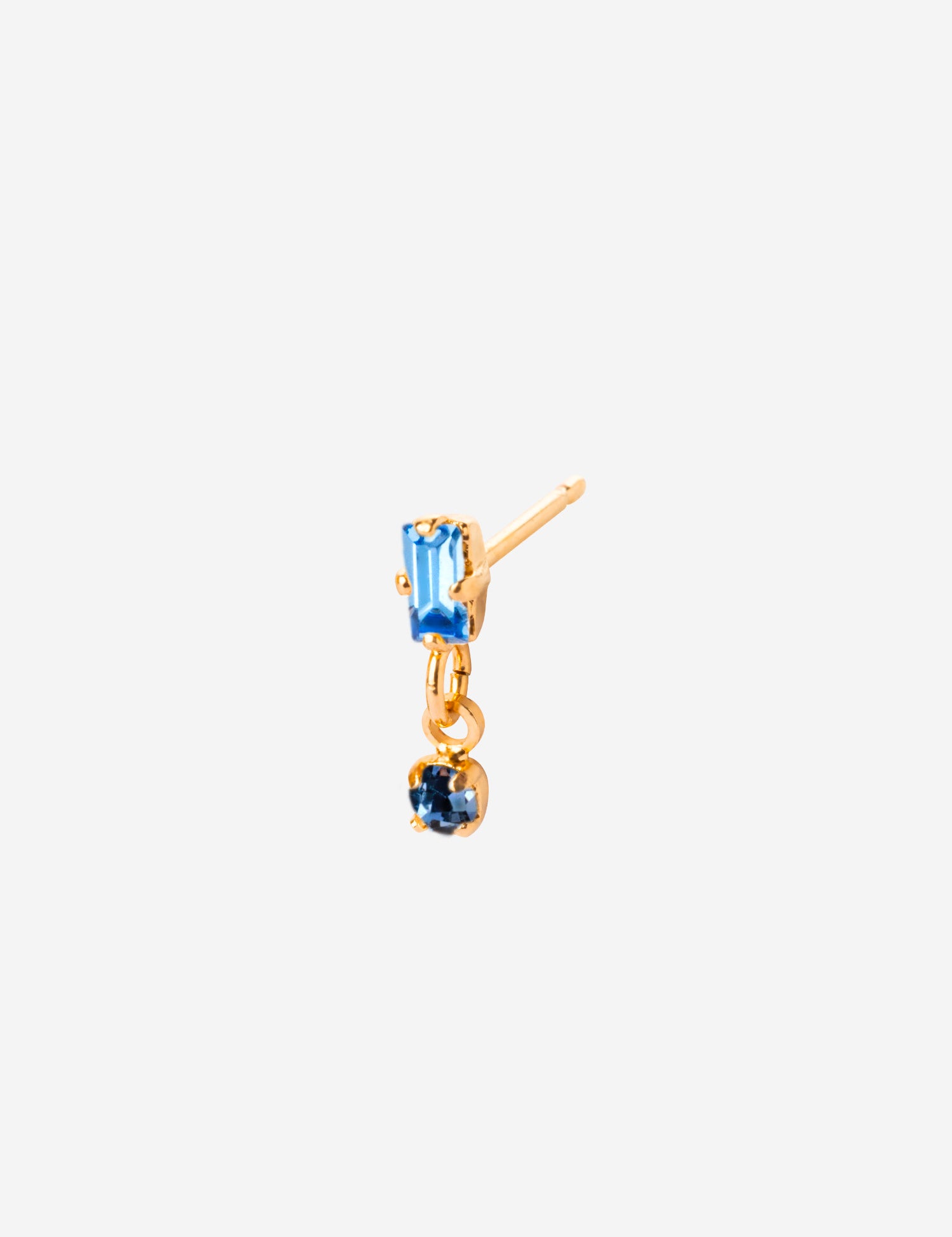 boucle d'oreille bleu