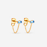 Boucles Blaise - Saphire