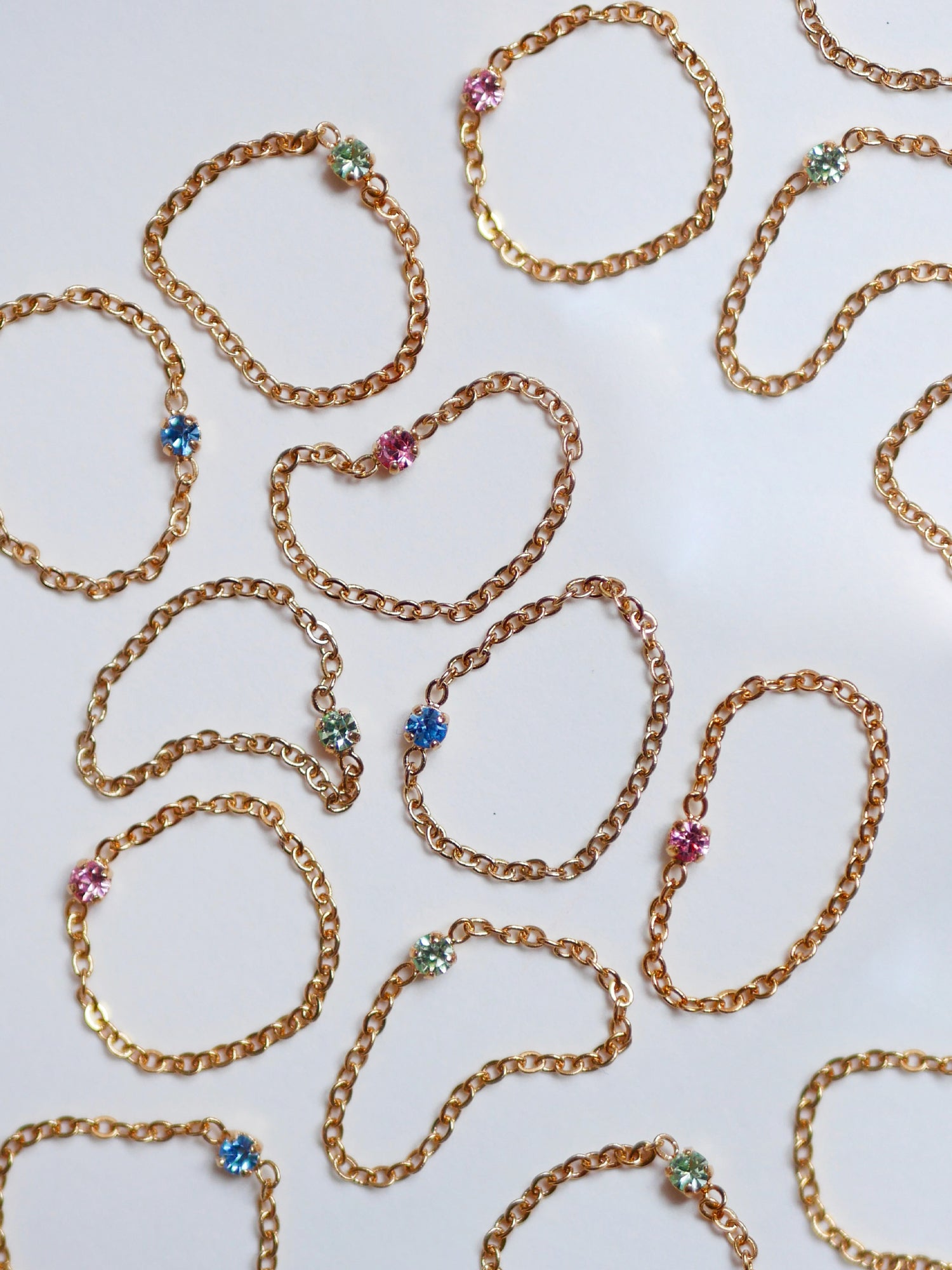 Bagues chaînes Alban April Please