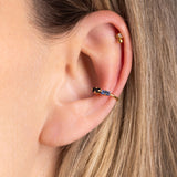 Bague d'oreille Denis - Bleu