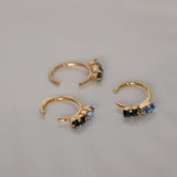 Bague d'oreille Denis - Bleu