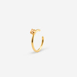 Earcuff or & cristal champagne 💛