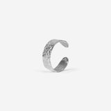 Bague d'oreille martelée Edmond argent