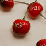 Boucles cristaux rose