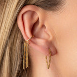 Bague d'oreille Germain avec chaînes