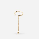 boucle sans piercing avec cristal April Please