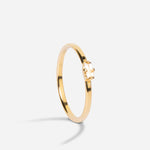 Bague fine avec cristal baguette April Please