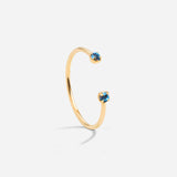Bague ajustable Jonathan - Denim