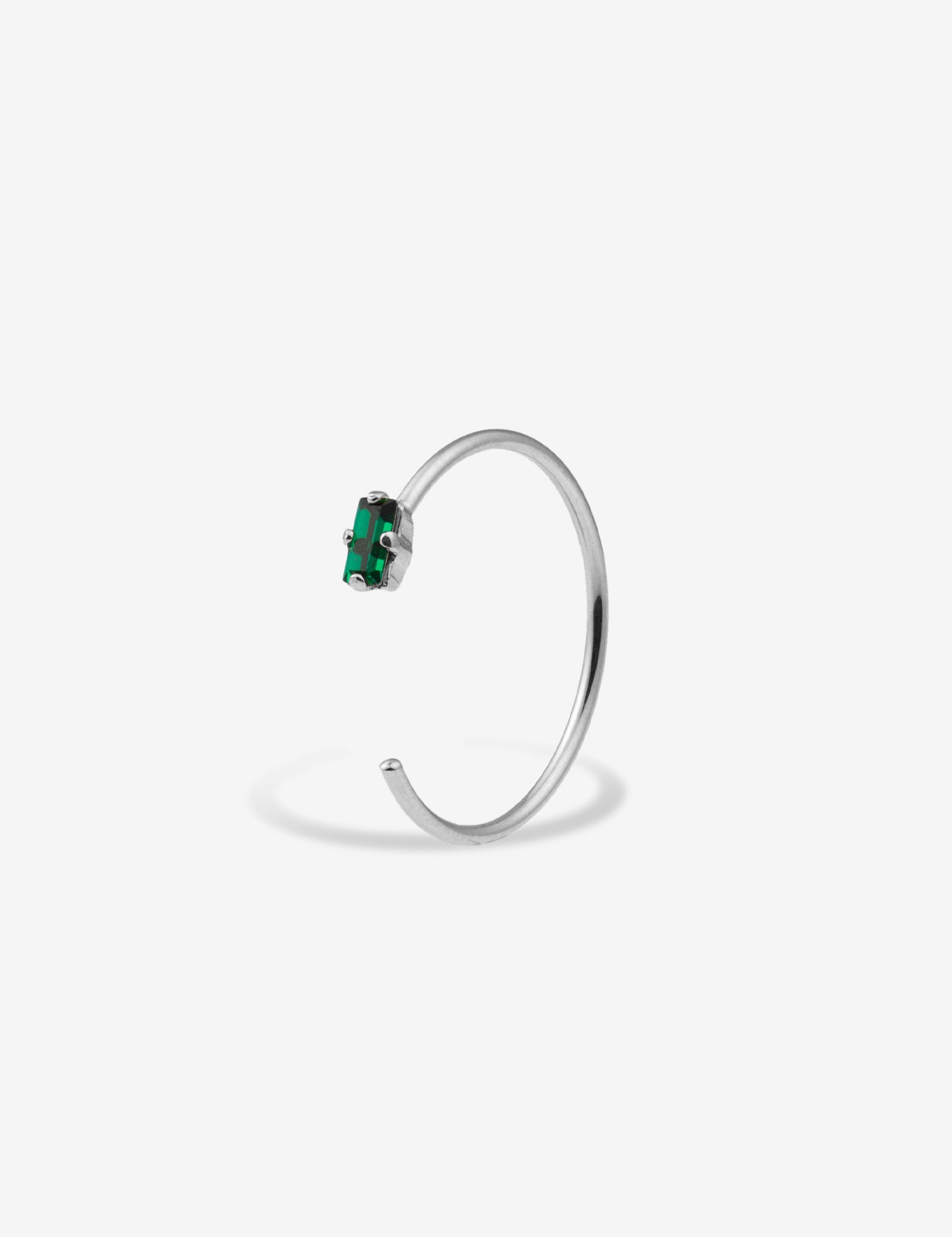 Bague fine Jules - Emeraude