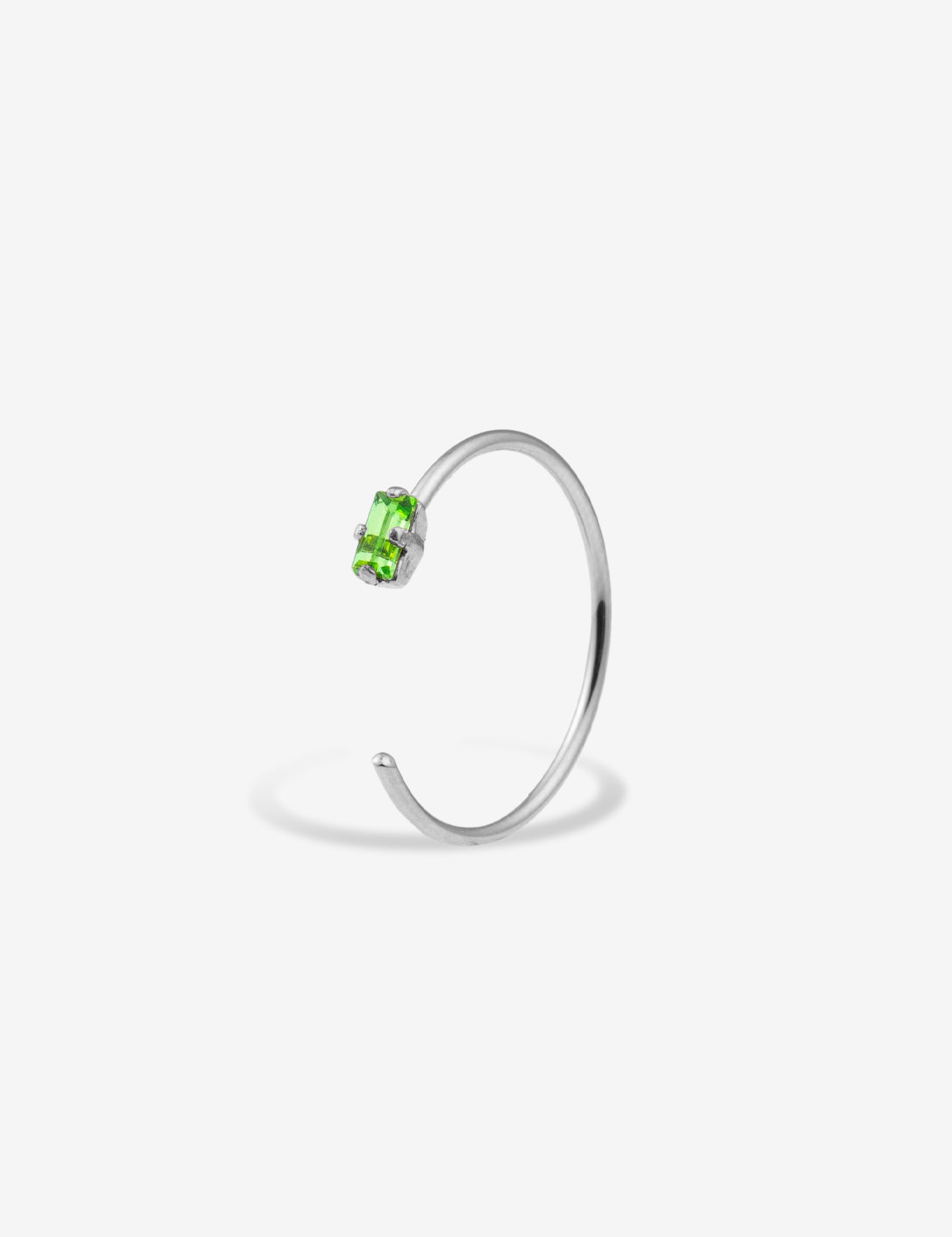 Bague fine Jules - Vert