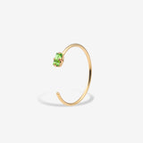 Bague fine Jules - Vert