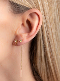 Paire de boucles ALBIN - jonquille