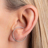 Mono boucle Marceau argent