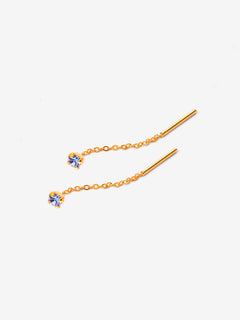 Boucles chaîne Marius - Saphir