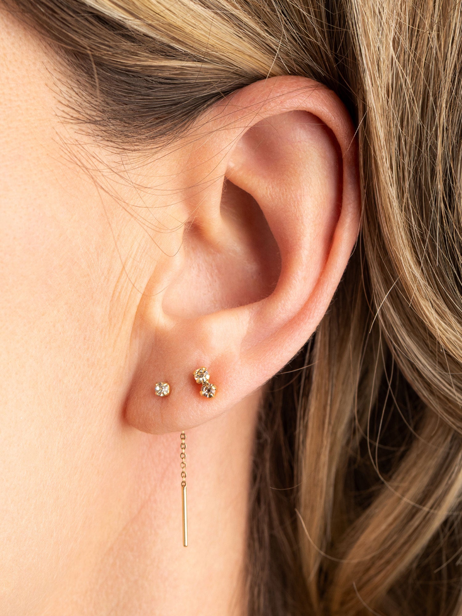 Bijoux d'oreilles brillants April Please