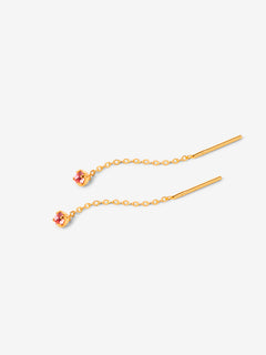 Boucles chaîne Marius - Rose