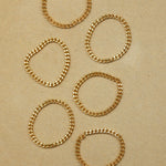 Bague chaîne gourmette 