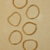 Bague chaîne gourmette 