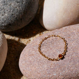 Bague chaîne Alban - Topaze