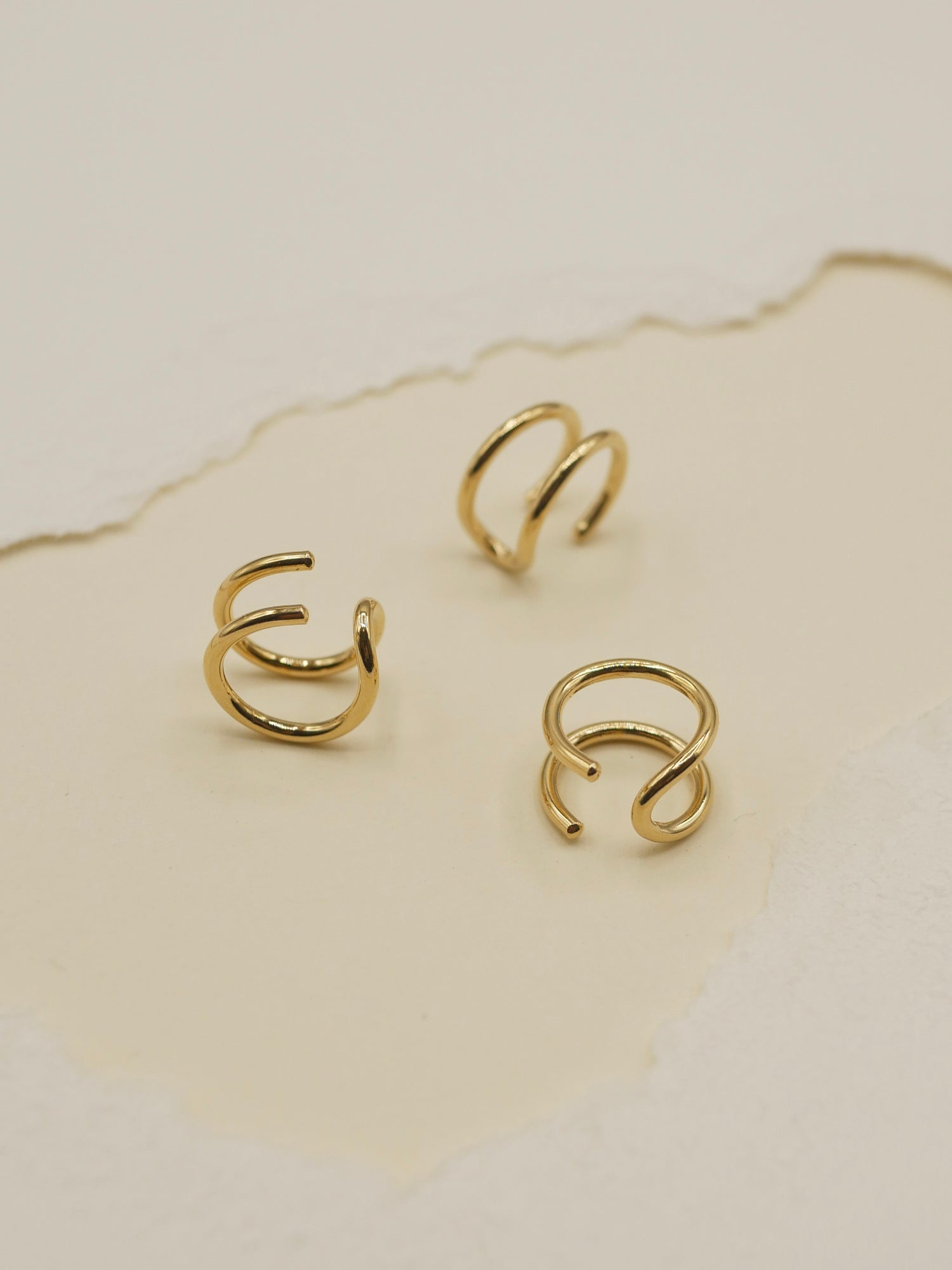 Bagues d'oreilles doubles anneaux