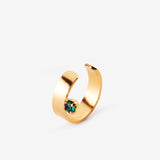 Bague d'oreille Thibault - Emeraude