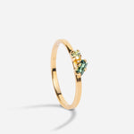 Bague avec duo de pierres made in France
