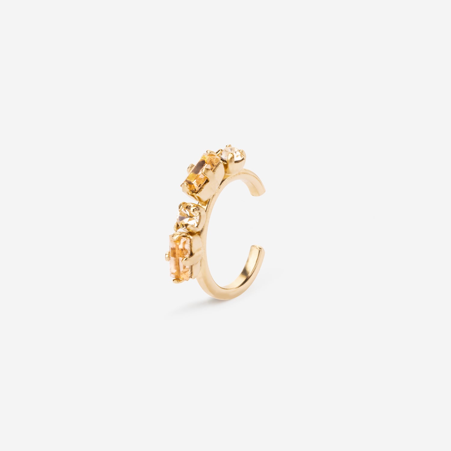 Bague d'oreille avec cristaux April Please
