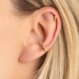 Bague d'oreille Victor - Vert