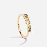 Bague pavée de pierres scintillantes April Please