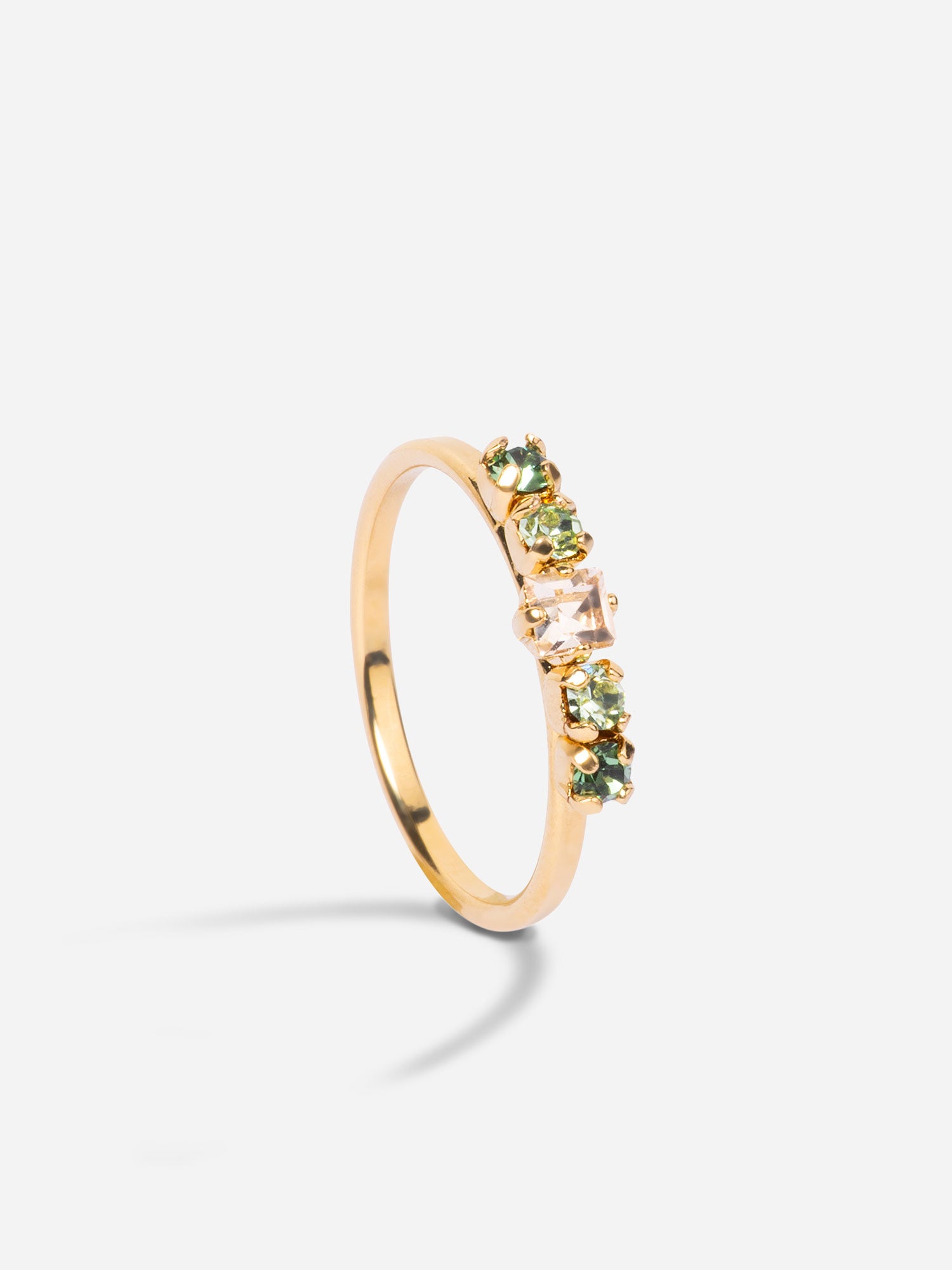 Bague pavée de pierres scintillantes April Please