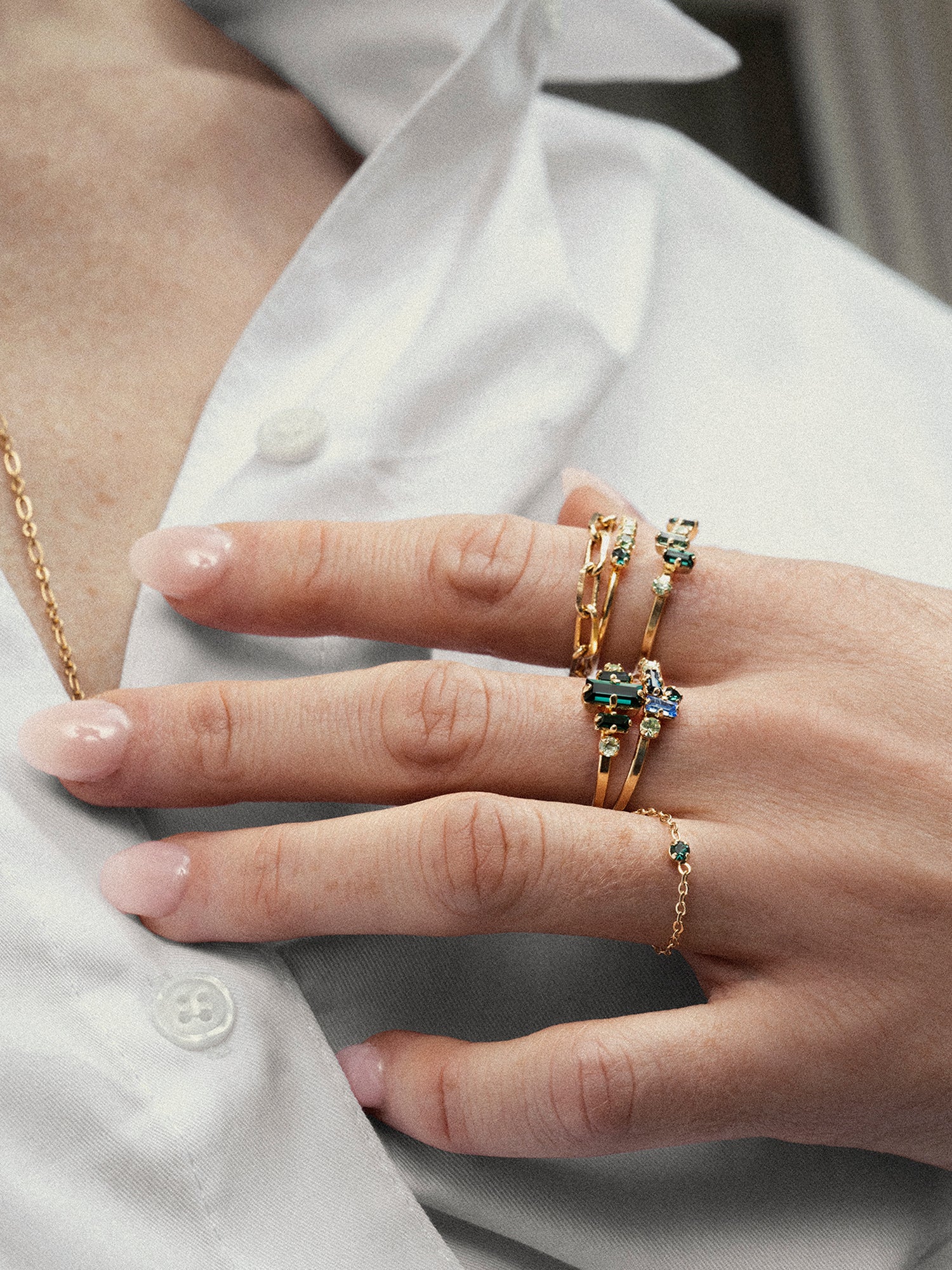 Bague Salomon - Emeraude