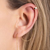 Bague d'oreille hélix chaîne Yann